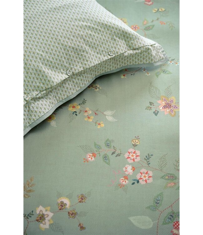 Pip Studio Kili Flower Groen dekbedovertrek