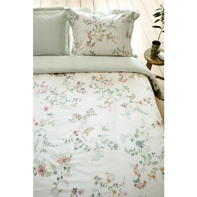 Pip Studio Kili Flower Wit dekbedovertrek