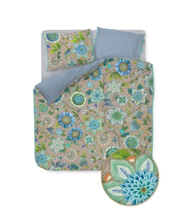 Pip Studio Viva La Vida Blauw dekbedovertrek