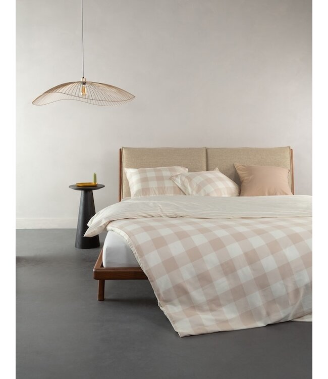 Essenza Chess kussensloop Oatmeal