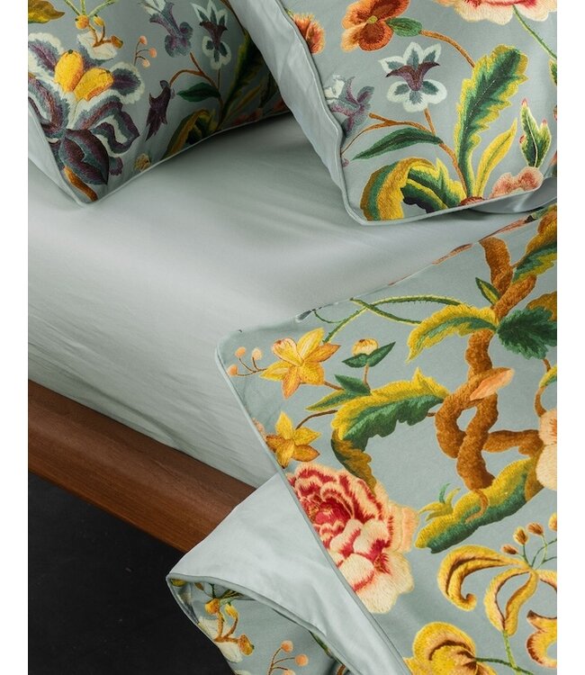 Essenza Roselina kussensloop Surf green