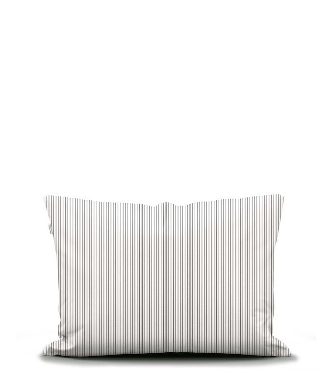 Marc O'Polo Classic Fine Stripe kussensloop Anthracite