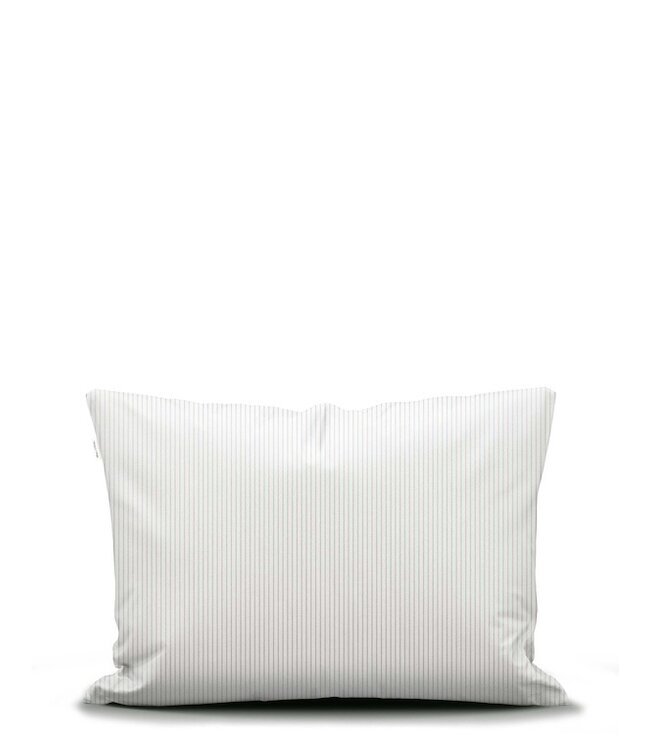 Marc O'Polo Classic Fine Stripe kussensloop Grey mist