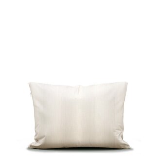 Marc O'Polo Classic Fine Stripe kussensloop Dark sand