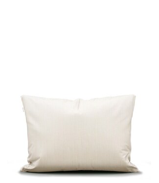 Marc O'Polo Marc O'Polo Classic Fine Stripe kussensloop Dark sand