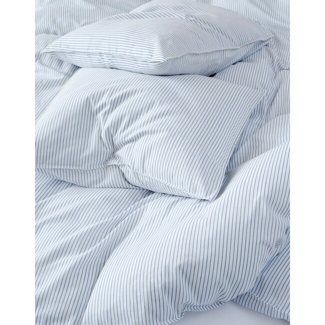 Marc O'Polo Classic Fine Stripe kussensloop Denim blue