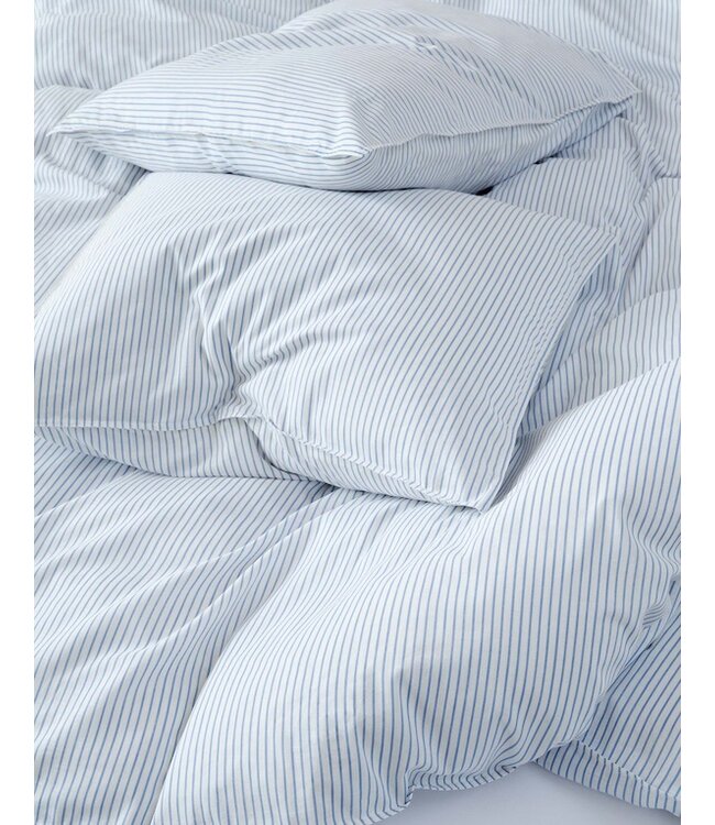 Marc O'Polo Classic Fine Stripe kussensloop Denim blue