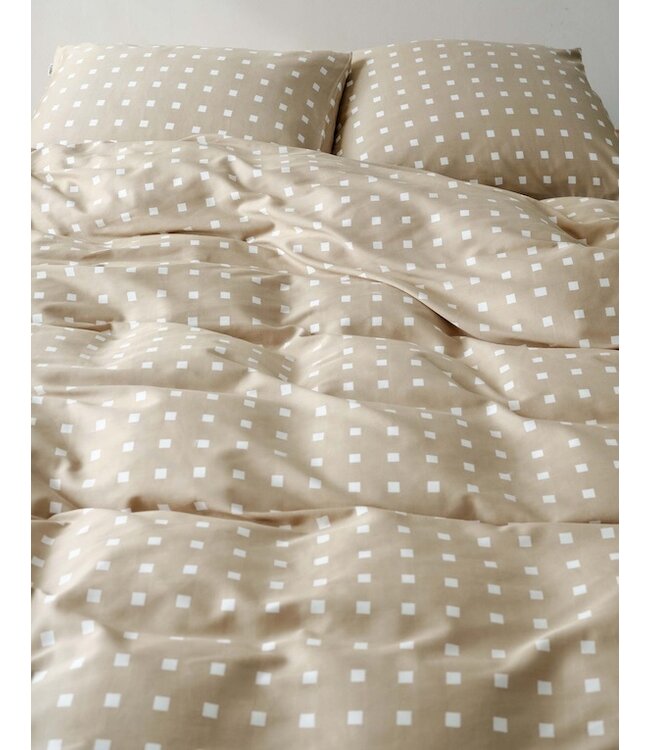 Marc O'Polo Iben kussensloop Dark sand