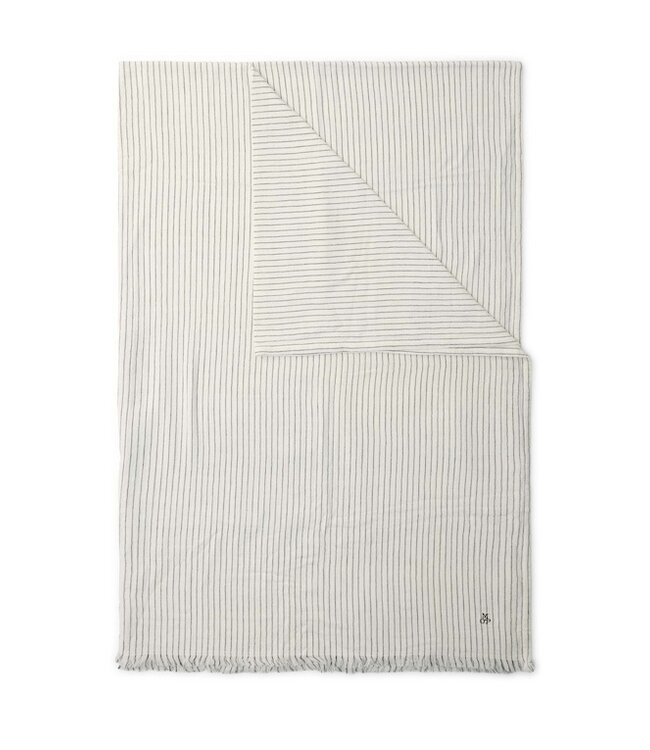 Marc O'Polo Fine Stripe plaid Anthracite 150x200