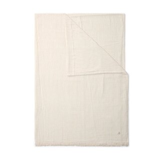 Marc O'Polo Fine Stripe plaid Dark sand 150x200