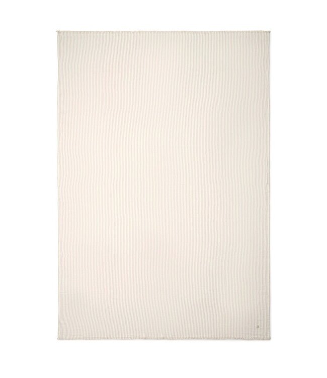 Marc O'Polo Fine Stripe plaid Dark sand 150x200