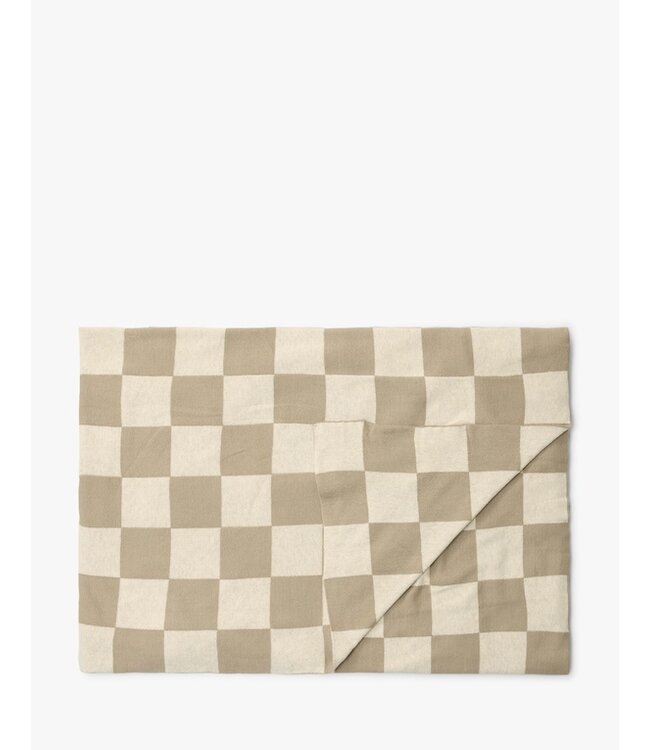 Marc O'Polo Rykki plaid Dark sand 150x200