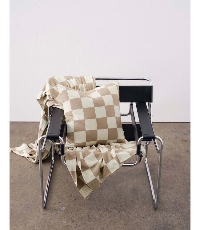 Marc O'Polo Rykki plaid Dark sand 150x200