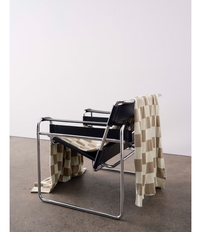 Marc O'Polo Rykki plaid Dark sand 150x200