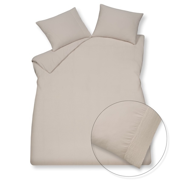 Vandyck Pure 07 stone dekbedovertrek
