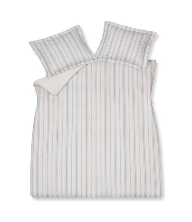 Vandyck Serene Lines powder blue dekbedovertrek