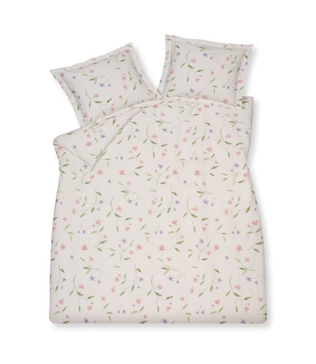 Vandyck Soft Bloom offwhite dekbedovertrek