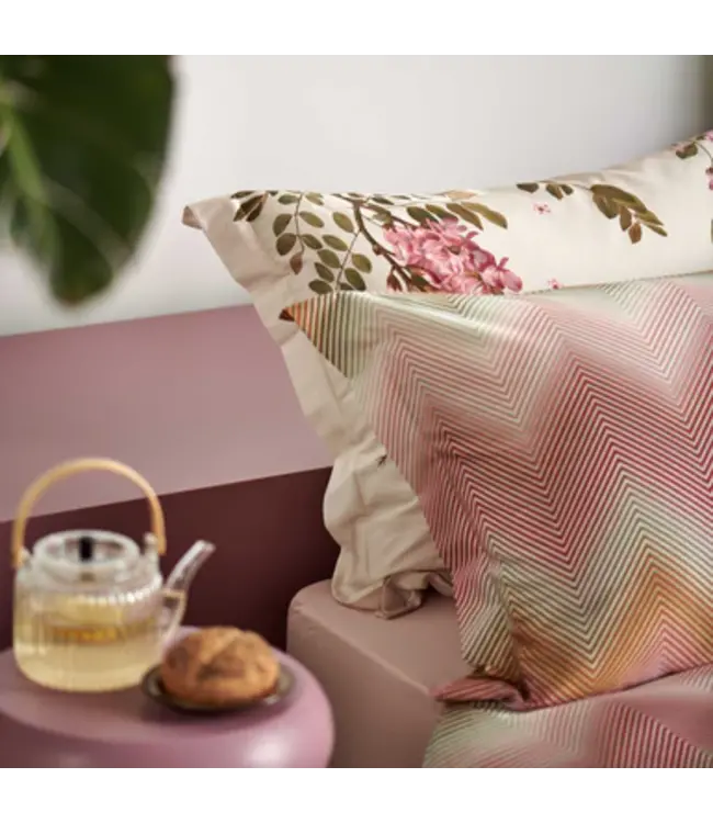 Vandyck Rose Acacia cream tan dekbedovertrek