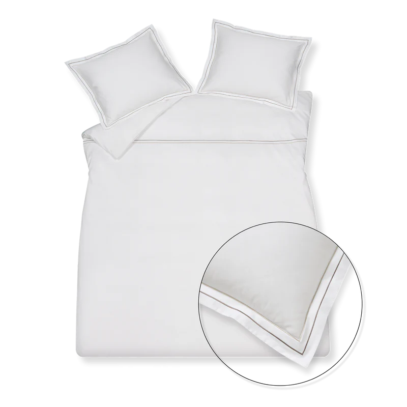 Vandyck Purity Napels sand dekbedovertrek