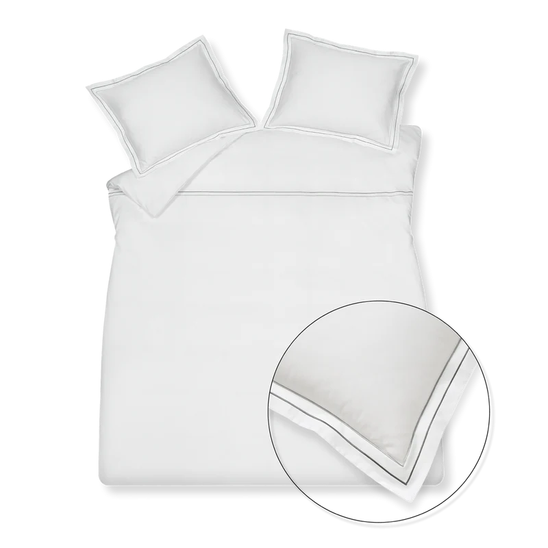 Vandyck Purity Napels off black dekbedovertrek