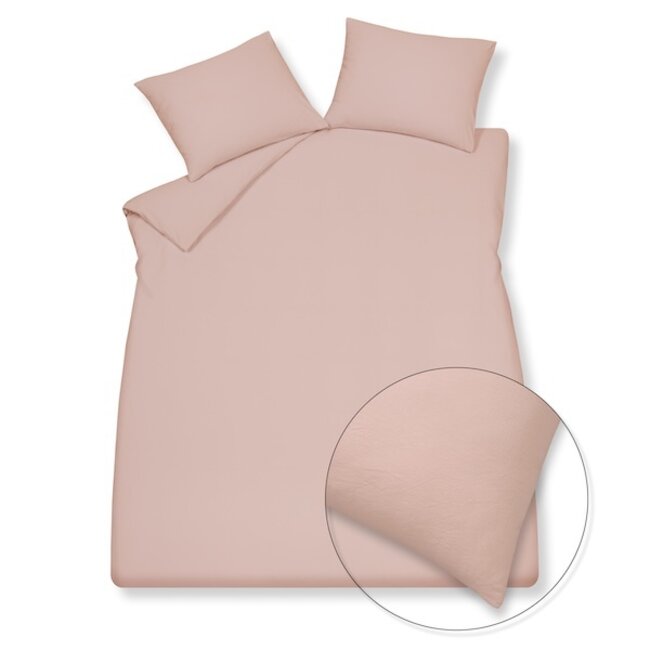 Vandyck Pure 66 Cotton Hemp sepia pink kussensloop