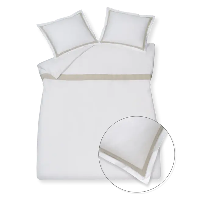 Vandyck Purity Capri white kussensloop