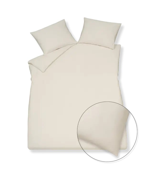 Vandyck pure 84 cream tan dekbedovertrek
