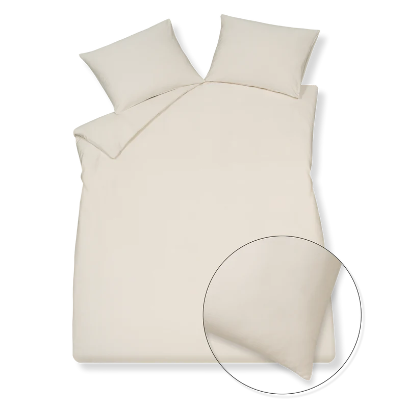 Vandyck pure 84 cream tan dekbedovertrek