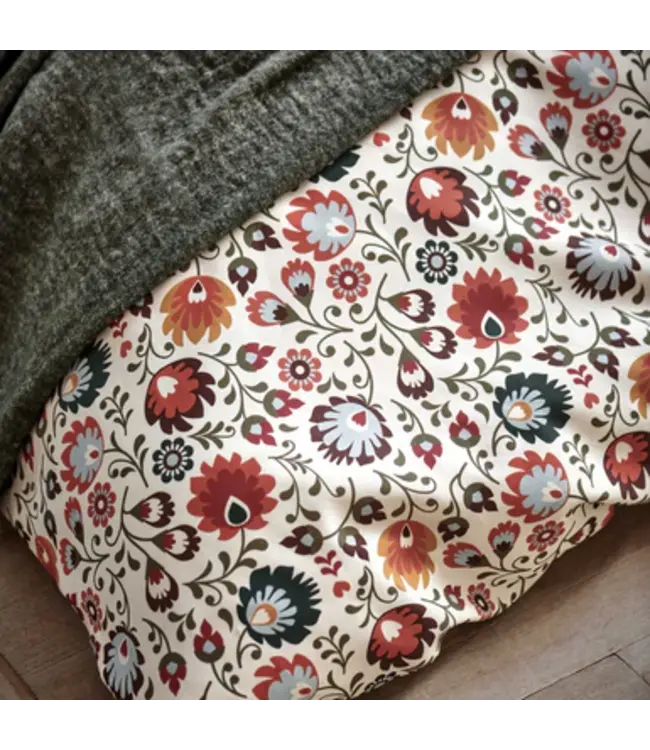 Vandyck pure 87 cream tan dekbedovertrek