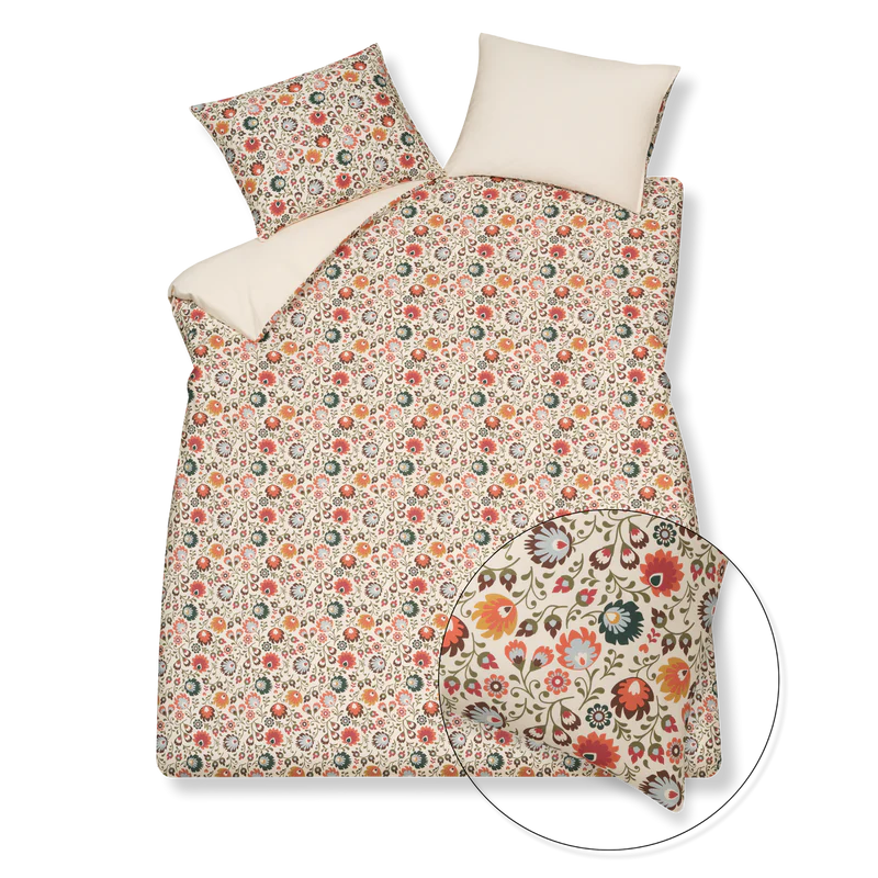 Vandyck pure 87 cream tan dekbedovertrek