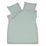 Vandyck pure 83 percale ruffle pearl blue dekbedovertrek