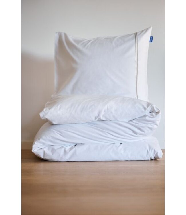 Auping Beige lines Dekbedovertrek