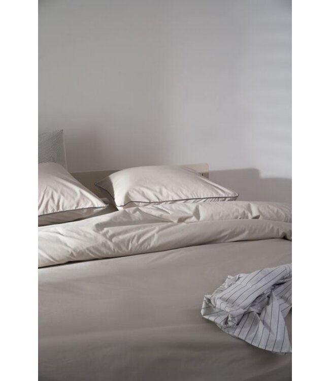 Auping Sand beige Percale Dekbedovertrek