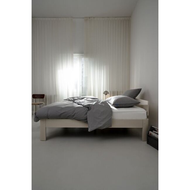 Auping Pearl grey Percale Dekbedovertrek