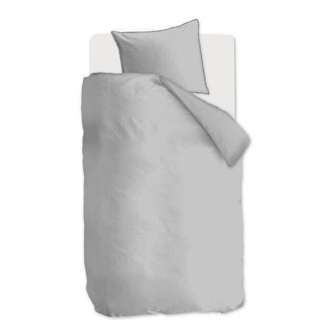 Auping Pearl grey Percale Dekbedovertrek