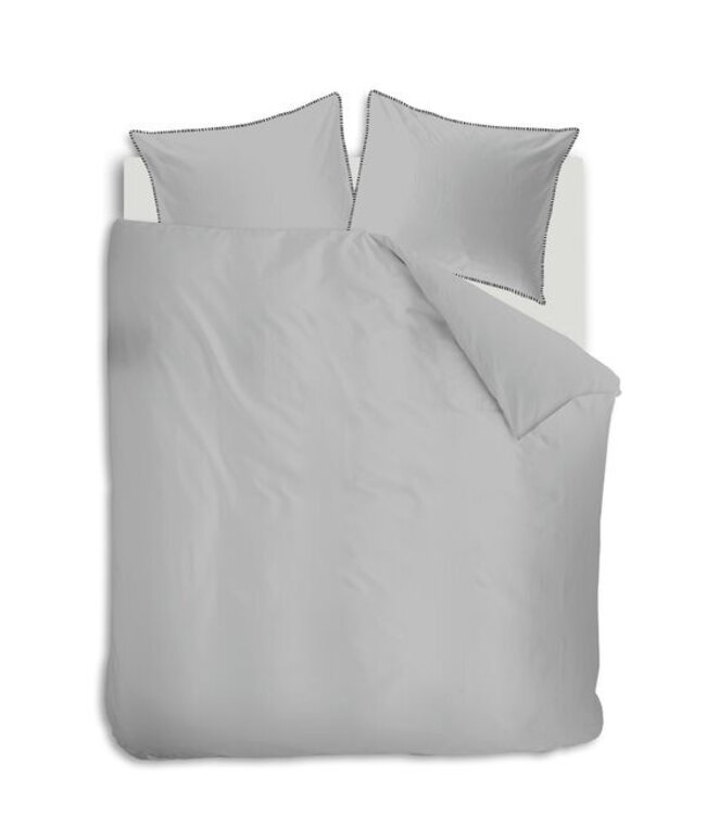 Auping Pearl grey Percale Dekbedovertrek