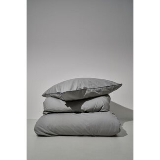 Auping Pearl grey Percale kussenslopen