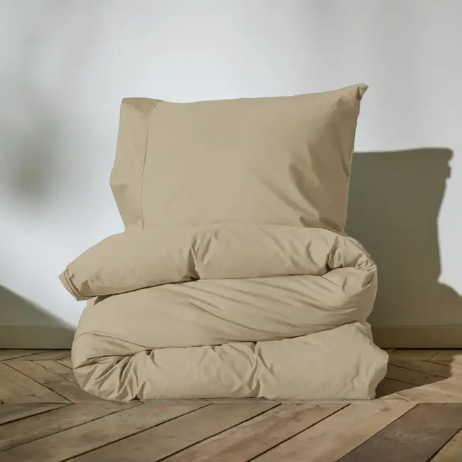 Auping Sand beige Satin kussenslopen