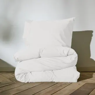 Auping Clear white Satin Dekbedovertrek