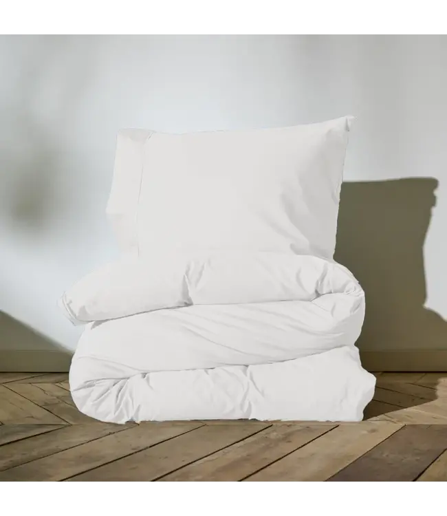 Auping Clear white Satin Dekbedovertrek