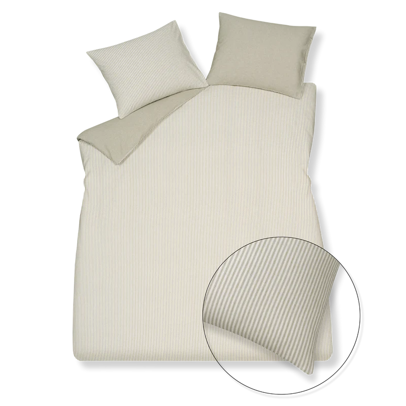 Vandyck home salerno sage green dekbedovertrek