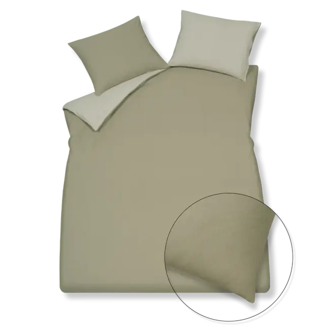Vandyck home livorno sage green dekbedovertrek