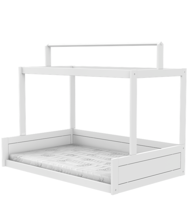 Lifetime Montessoribed 120X200 met dakconstructie