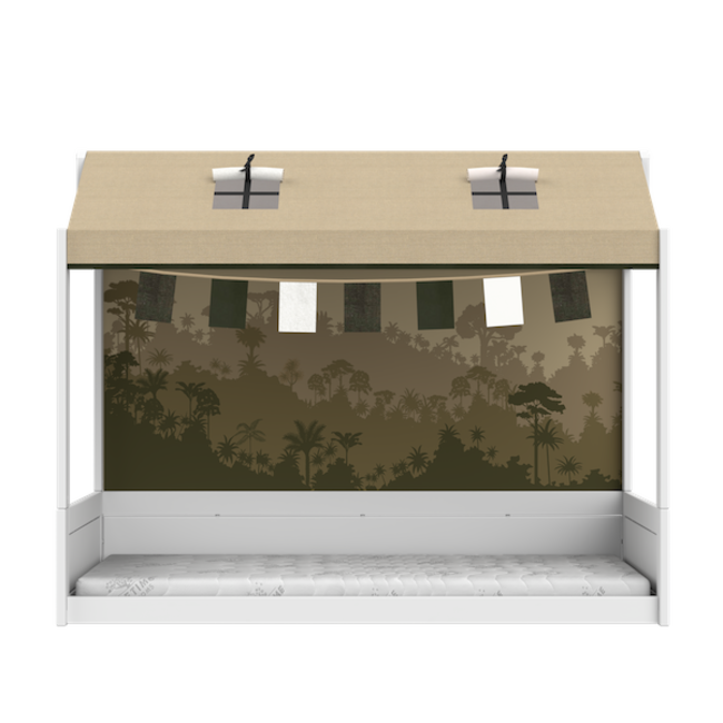 Lifetime Montessoribed 90X200 met dakconstructie