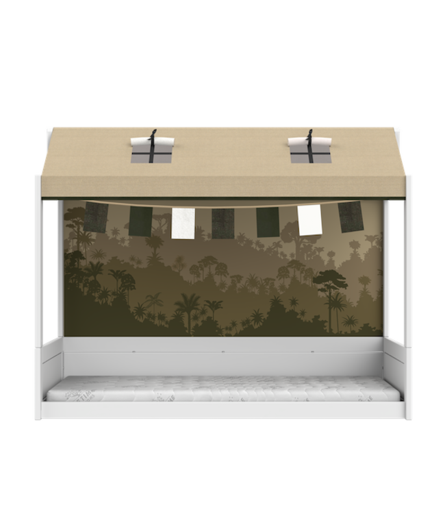 Lifetime Montessoribed 90X200 met dakconstructie