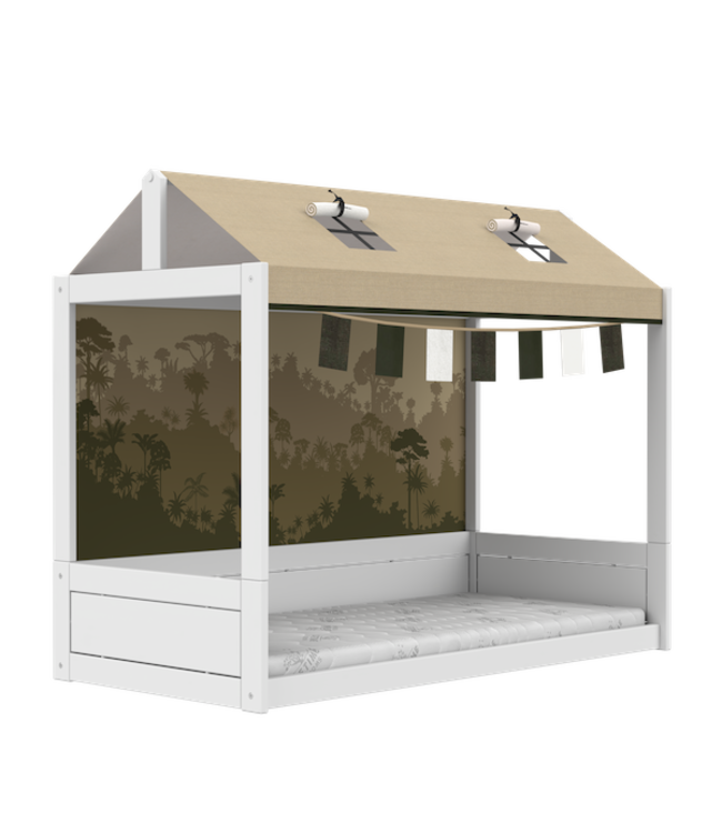 Lifetime Montessoribed 90X200 met dakconstructie