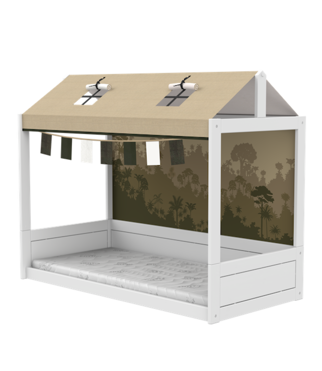 Lifetime Montessoribed 90X200 met dakconstructie