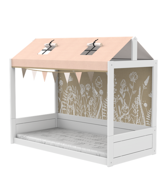 Lifetime Montessoribed 90X200 met dakconstructie