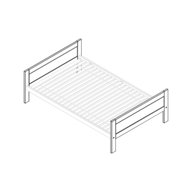 Lifetime bed 120x200
