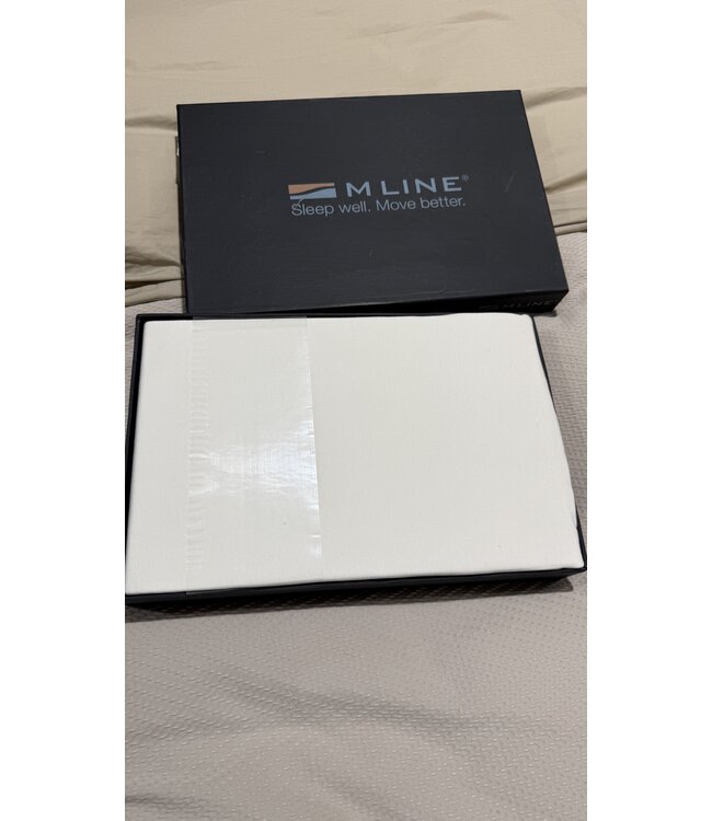 M line hoeslaken Jersey stretch wit 70-90 x 200/210/220 cm